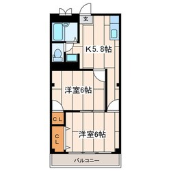 サンノウヤサクビルの物件間取画像